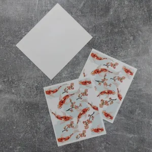 کارت حوض ماهی عیدانه سایز 6×5 سانتی متر بسته 50 عددی