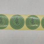 لیبل دایره ای آماده green قطر 5.5 سانتی متر بسته 200 عددی