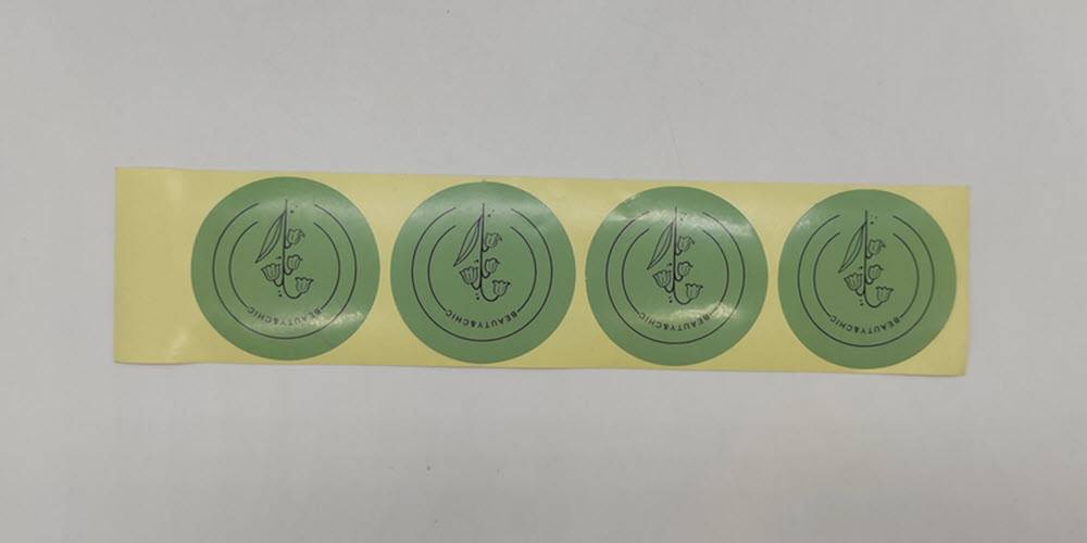 label10 لیبل دایره ای آماده green قطر 5.5 سانتی متر بسته 200 عددی