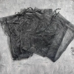 کیسه حریر مشکی سایز 12 در 17