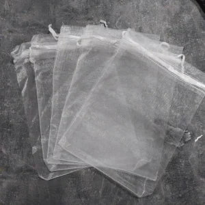 کیسه حریر سفید سایز ۱۵ در ۲۰