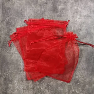 کیسه حریر قرمز سایز 15 در 20