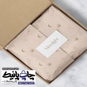 چاپ کاغذ پوستی کرمی ماه و ستاره