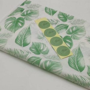 کاغذ پوستی آماده طرحدار سبز 50×70 بسته 200 عددی