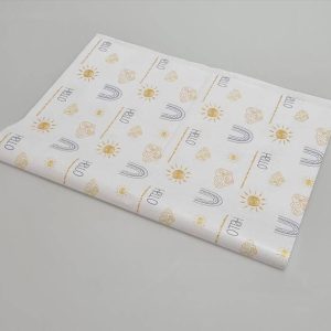 کاغذ پوستی آماده طرحدار خورشید 50×70 بسته 200 عددی