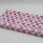 کاغذ پوستی آماده طرح قلب صورتی 50×70 بسته 200 عددی