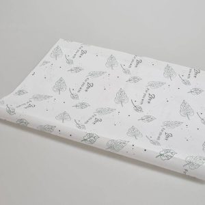 کاغذ پوستی آماده طرح برگ مشکی 50×70 بسته 200 عددی