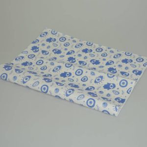 کاغذ پوستی آماده طرحدار آبی 50×70