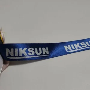 روبان سرمه ای با چاپ niksun