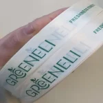 روبان سفید با چاپ gereneli