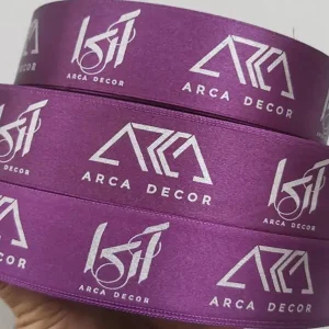 روبان سرمه ای با چاپ آرکادکور