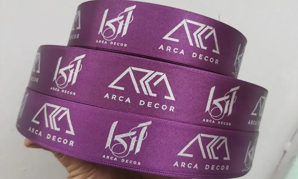 roobanpanicknet605 روبان سرمه ای با چاپ آرکادکور