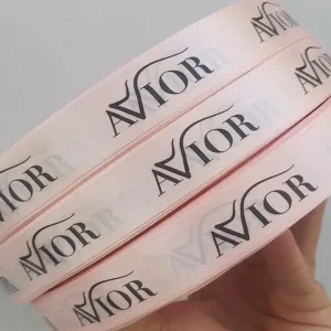 روبان صورتی با چاپ avior