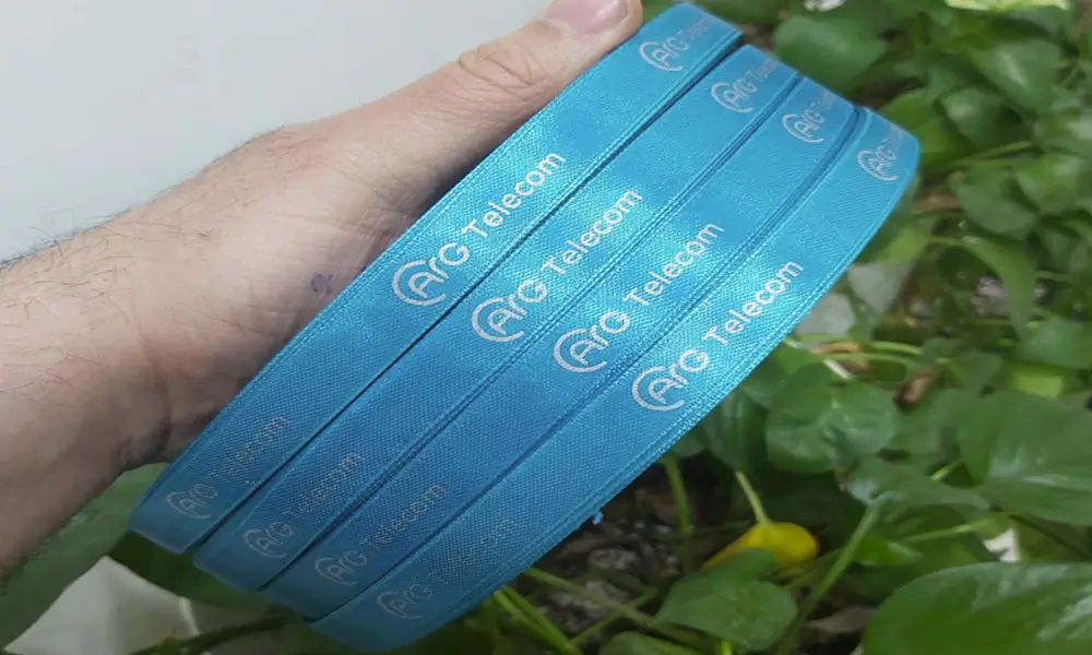 roobanpanicknet619 روبان آبی با چاپ telecome