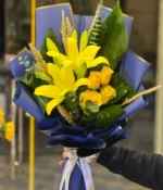 روبان سفید ساتن با چاپ viraflowers سلایی متراژ 1000 متری