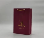 چاپ بگ گلاسه بنفش بارول چاپ طلاکوب تیراژ 1000 عددی