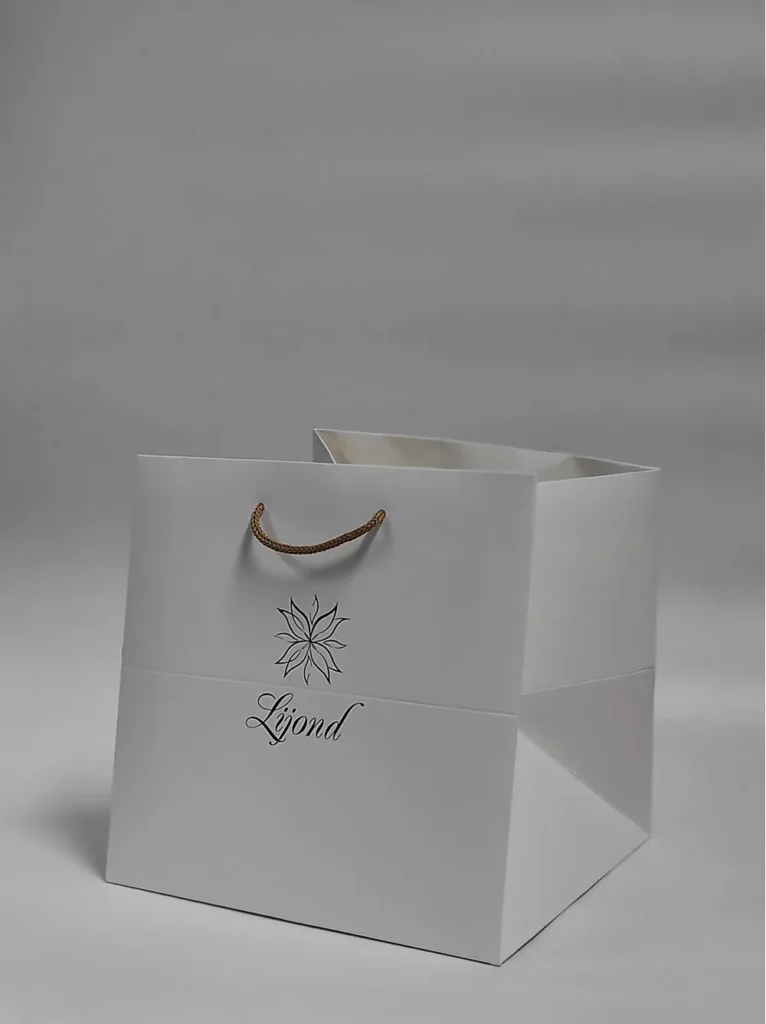 بگ گلاسه اختصاصی سایز 26×26×26 برند lijond تیراژ 1000 عددی