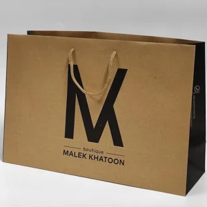 پاکت کرافت اختصاصی بوتیک malek khatoon تیراژ 1000 عددی