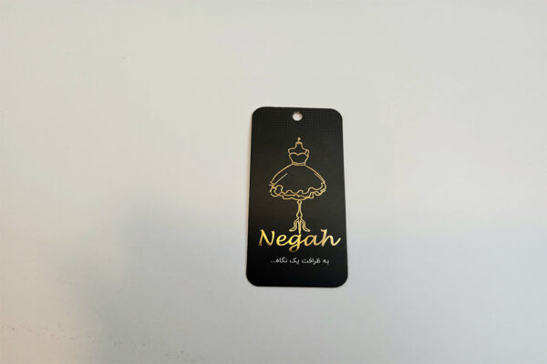 تگ لمینتی برند negah در تیراژ 1000 عددی