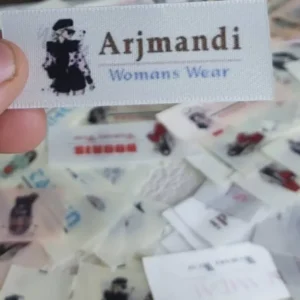 مارک پارچه ای سفید بافت ARJMANDI تیراژ 1000 عددی
