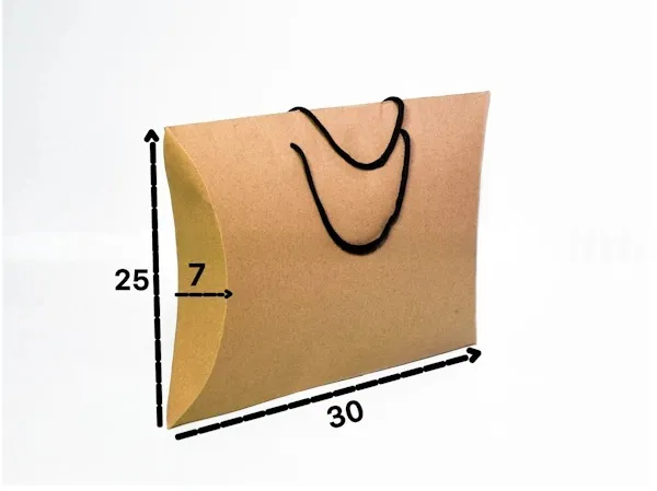 baleshtibag12 بگ کرافت بالشی سایز ۲۵×۳۰×۷ بسته 50 عددی
