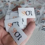 مارک پارچه ای کبریتی 2000 متری برندsoar با چاپ 2 رنگ متراز 1000 متری
