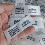 اتیکت پارچه ای برند kooch متراژ 2000 متری