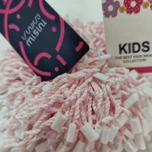 تولید و چاپ اتیکت مقوایی kids به همراه نخ پلمپ در تیراژ 1500 عددی