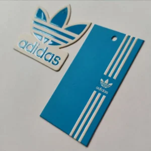 تگ مقوایی آبی برجسته adidas تیراژ 1000 عددی