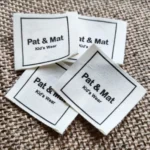 مارک پارچه ای کتان PAT&MAT تیراژ 1000 عددی