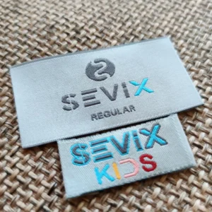 مارک پارچه ای دوختی SAVIX KIDS تیراژ 1000 عددی