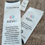 مارک پارچه ای کتان و سایز SAVIX تیراژ 1000 عددی