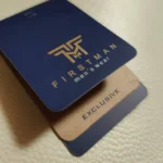 تگ مقوایی گلاسه با سلفون FIRST MAN تیراژ 1000 عددی