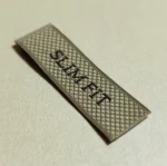 مارک پارچه ای بافتی SLIM FIT تیراژ 1000 عددی