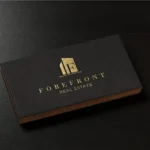 کارت ویزیت برجسته فابریانو املاک forefront تیراژ 1000 عددی