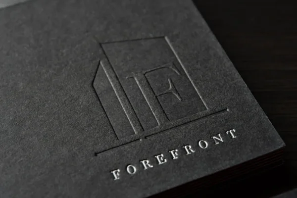 کارت ویزیت برجسته فابریانو املاک forefront تیراژ 1000 عددی