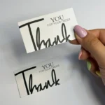 کارت ویزیت گلاسه THANK YOU تیراژ 1000 عددی