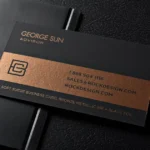 کارت ویزیت مس کوب مشاور GEORGE SUN فابریانو 1000 عددی