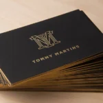 کارت ویزیت TOMMY MARTINS فابریانو طلاکوب دورطلایی 1000 عددی