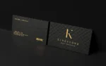 کارت ویزیت kingstone فابریانو طلاکوب برجسته 1000 عددی