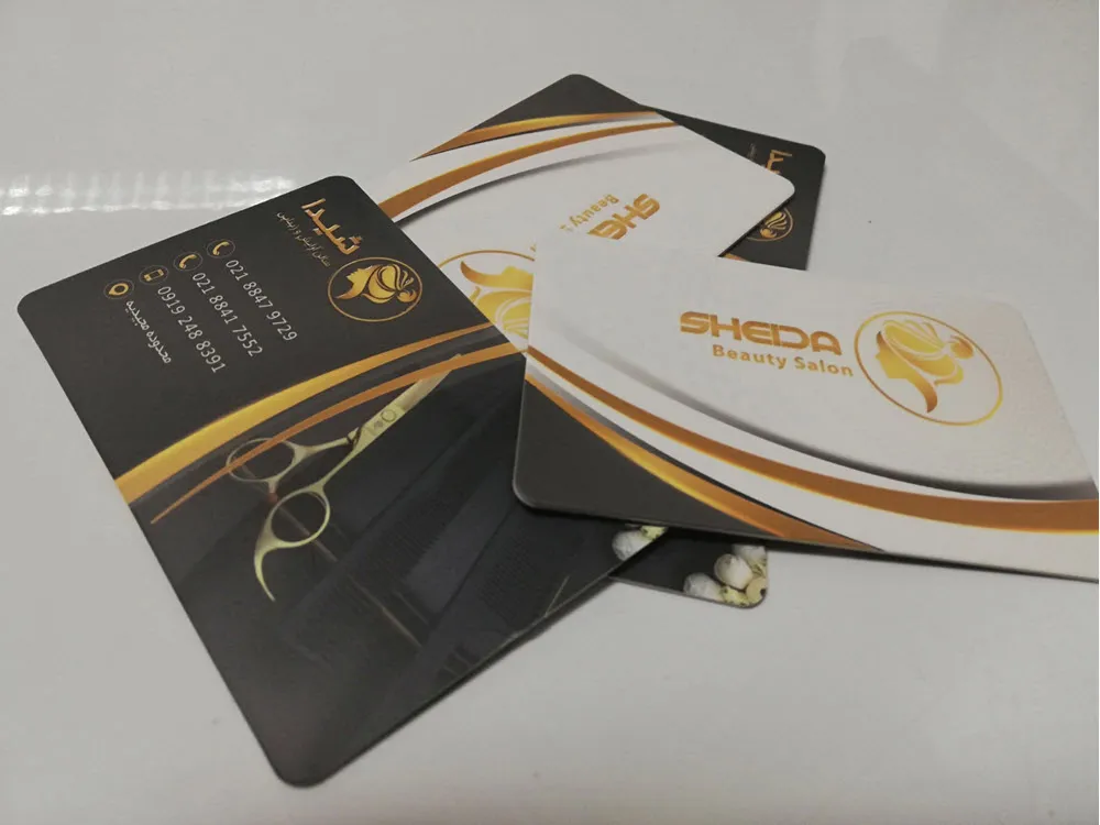 کارت ویزیت لمینت برجسته SHEDA تیراژ 1000 عددی