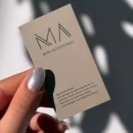 کارت ویزیت سلفون MIRA ACCESSORIES تیراژ 1000 عددی