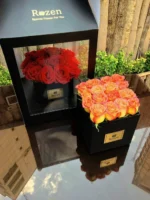 چاپ جعبه هارد باکس مربعی گل rozen تیراژ 1000 عددی