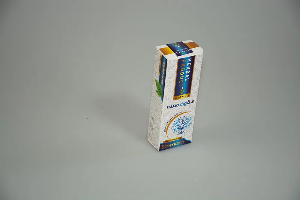 تولید جعبه مقوی معده HERBAL تیراژ 1000 عددی