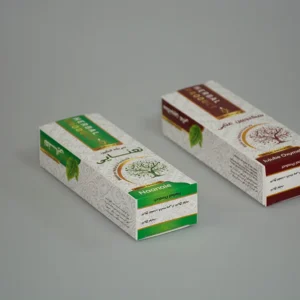 تولید جعبه خشکبار نعنایی HERBAL تیراژ 1000 عددی