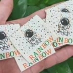 مارک پارچه ای با چاپ RAINBOW تیراژ 1000 عددی