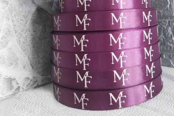 روبان بنفش 4 سانتی برند MF متراژ 1000 عددی