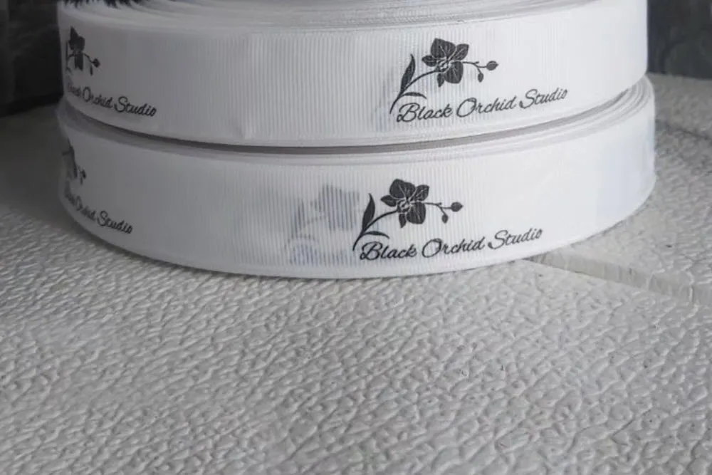 روبان کبریتی سفید BLACK ORCHID STUDIO متراژ 1000 عددی