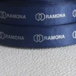روبان کبریتی سرمه ای RAMONA نقره ای متراژ 1000 عددی