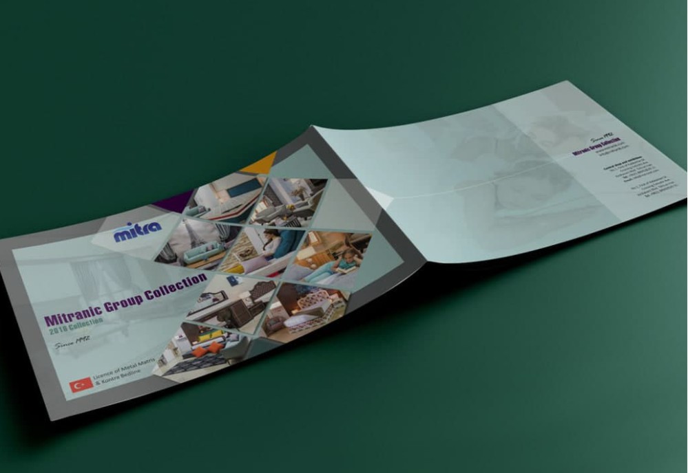 سفارش کاتالوگ A4 افقی mitranic group collection تیراژ 1000 عددی